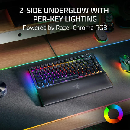 لوحة مفاتيح الألعاب الميكانيكية Razer BlackWidow V4 75%: تصميم قابل للتبديل السريع - كيبورد رأس 