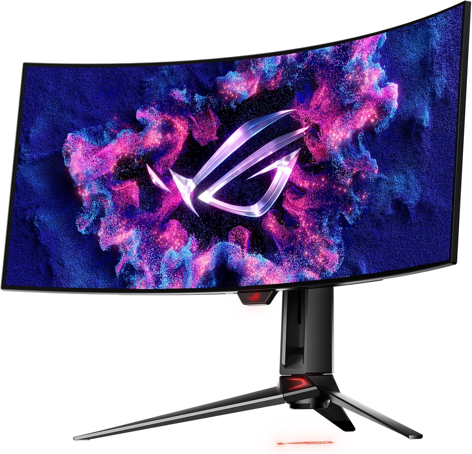 ASUS ROG Swift OLED PG34WCDM curved gaming monitor 34