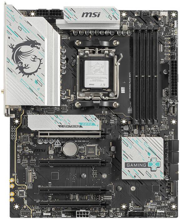 MSI B850 Gaming Plus WiFi AM5 ATX Motherboard, AMD B850 Chipset, DDR5 - لوحه أم