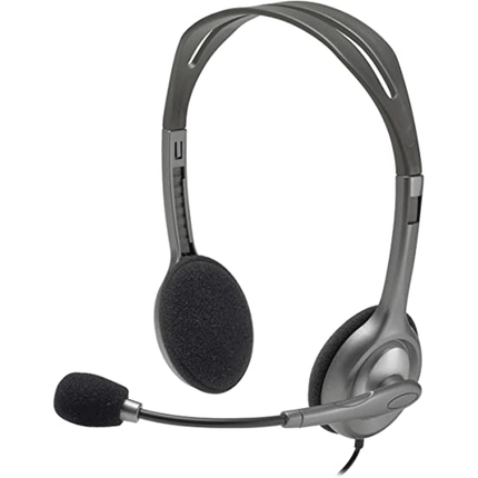 HEADSET LOGITECH 3.5 JACK AUX H110 - سماعه مكتبيه