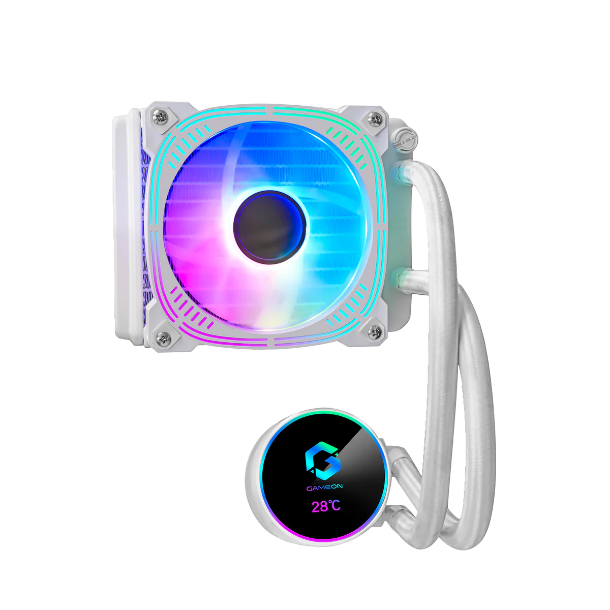 GAMEON - TUPOLEV II 120mm Liquid CPU Cooler - White - مبرد