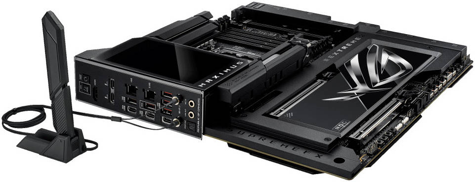 ASUS ROG MAXIMUS Z890 EXTREME Intel LGA 1851 E-ATX Motherboard (DDR5, PCIe 5.0, Wi-Fi 7, Dual Thunderbolt 5) - اللوحة الأم