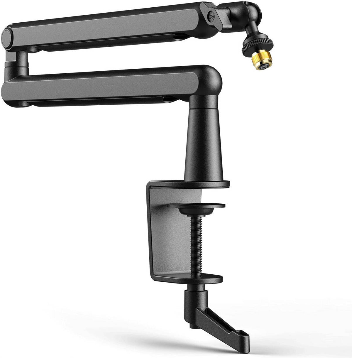 FIFINE BM88 Low Profile Microphone Boom Arm – Heavy-Duty All-Metal Desk Stand, Hidden Cable Management & 360° Rotation - ستاند مايك