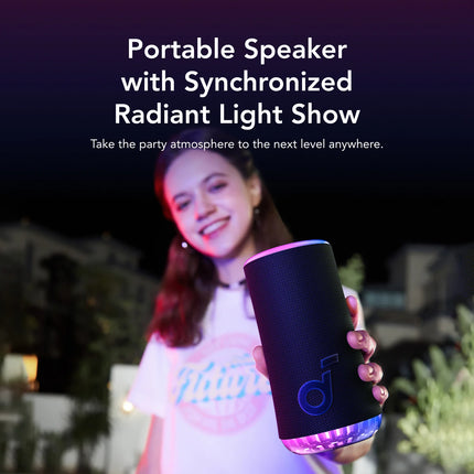 ANKER Soundcore Glow Portable Speaker with Synchronized Light Show - مكبر صوت مضيء