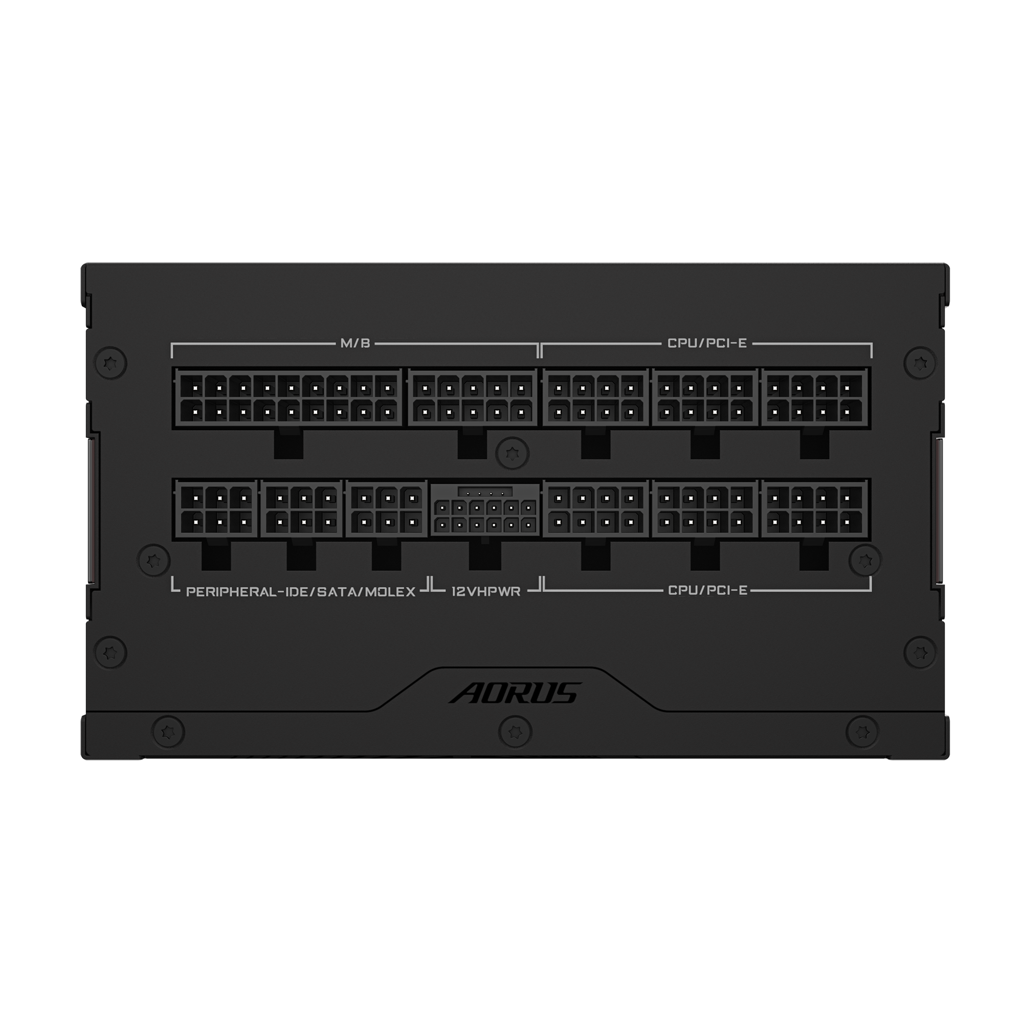 GIGABYTE AORUS ELITE P1000W 80+ Platinum Modular PCIe 5.0 Power Supply, 1000W Power, 80 PLUS Platinum Efficiency, 120mm Fluid Dynamic Bearing Fan, Black - مزود طاقه أسود