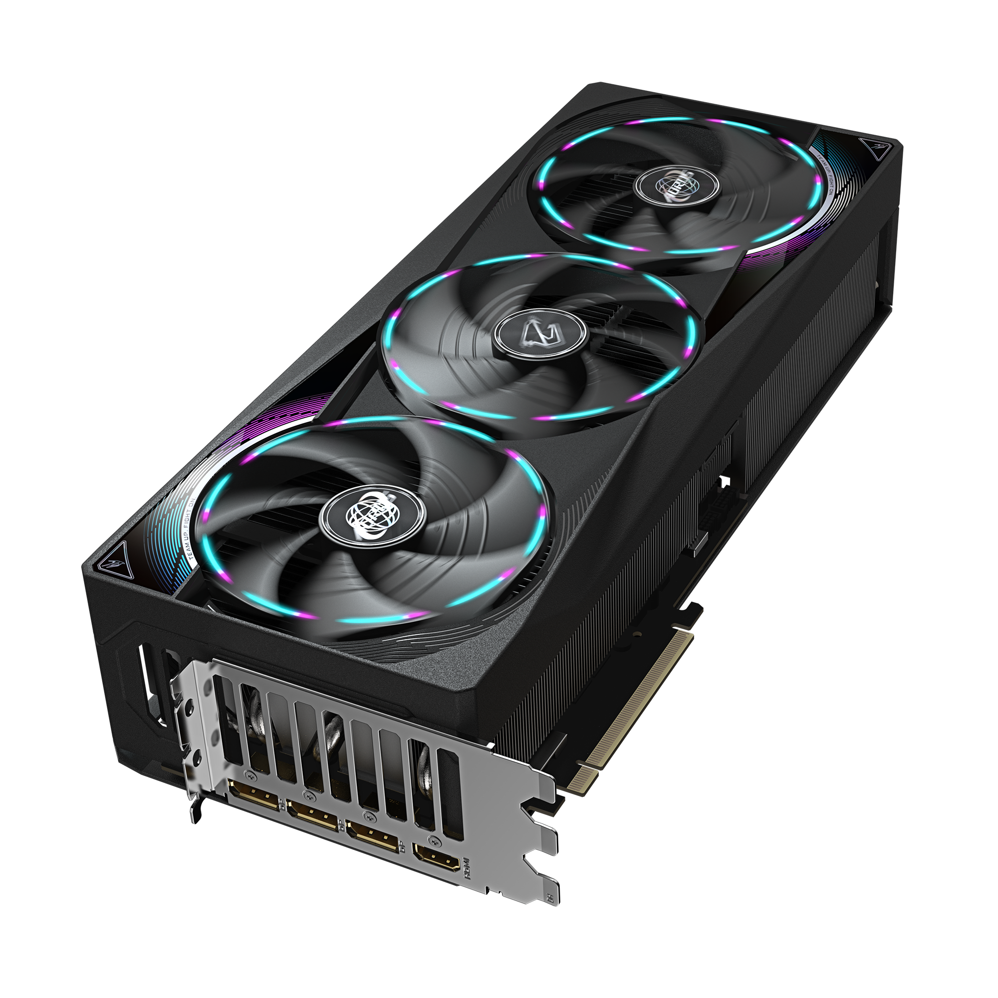 GIGABYTE AORUS GeForce RTX 5080 MASTER 16G Graphics Card (16GB GDDR7, PCIe 5.0, LCD Screen) - كرت شاشه