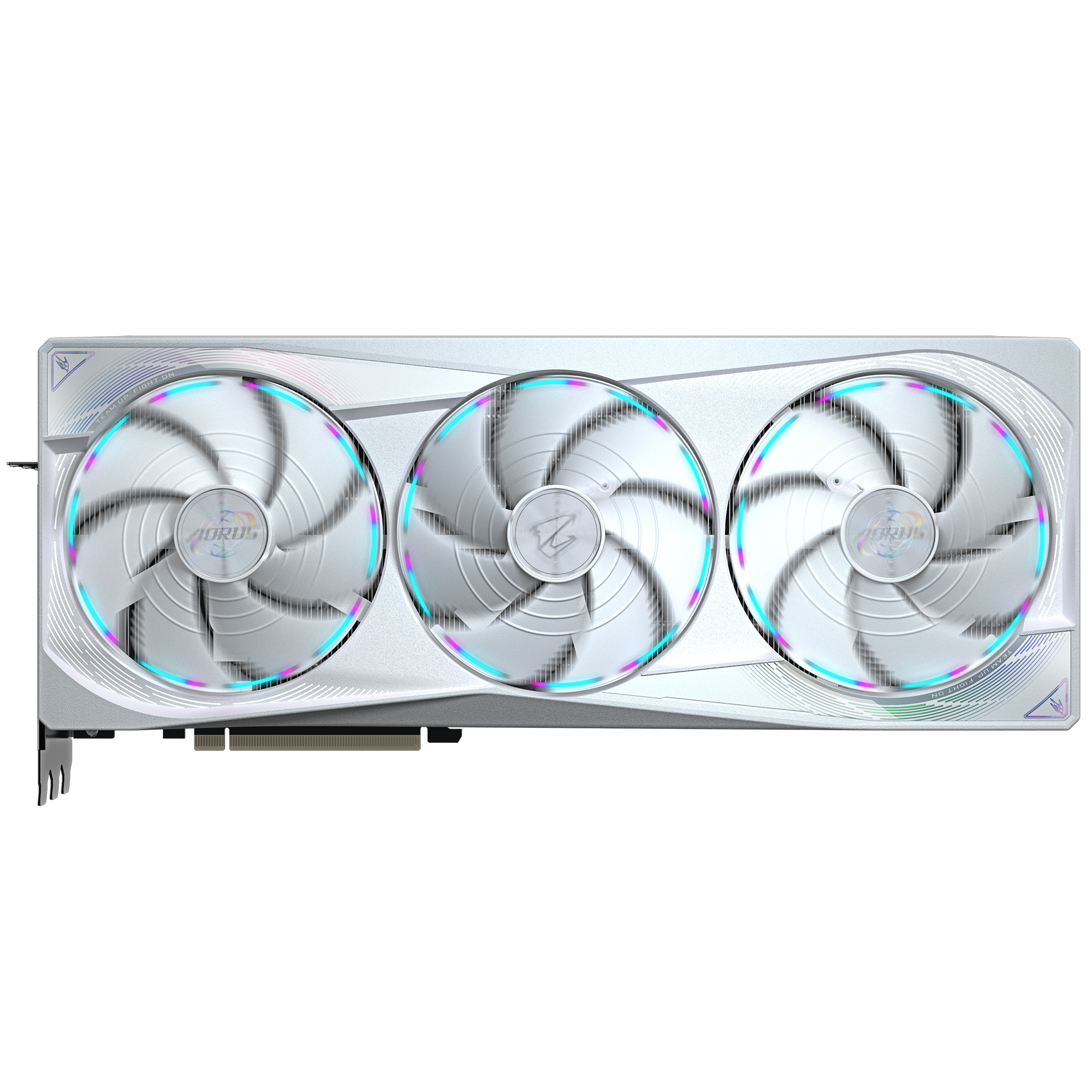 GIGABYTE AORUS GeForce RTX 5080 MASTER ICE 16G Graphics Card (16GB GDDR7, PCIe 5.0, LCD Screen) White - كرت شاشه