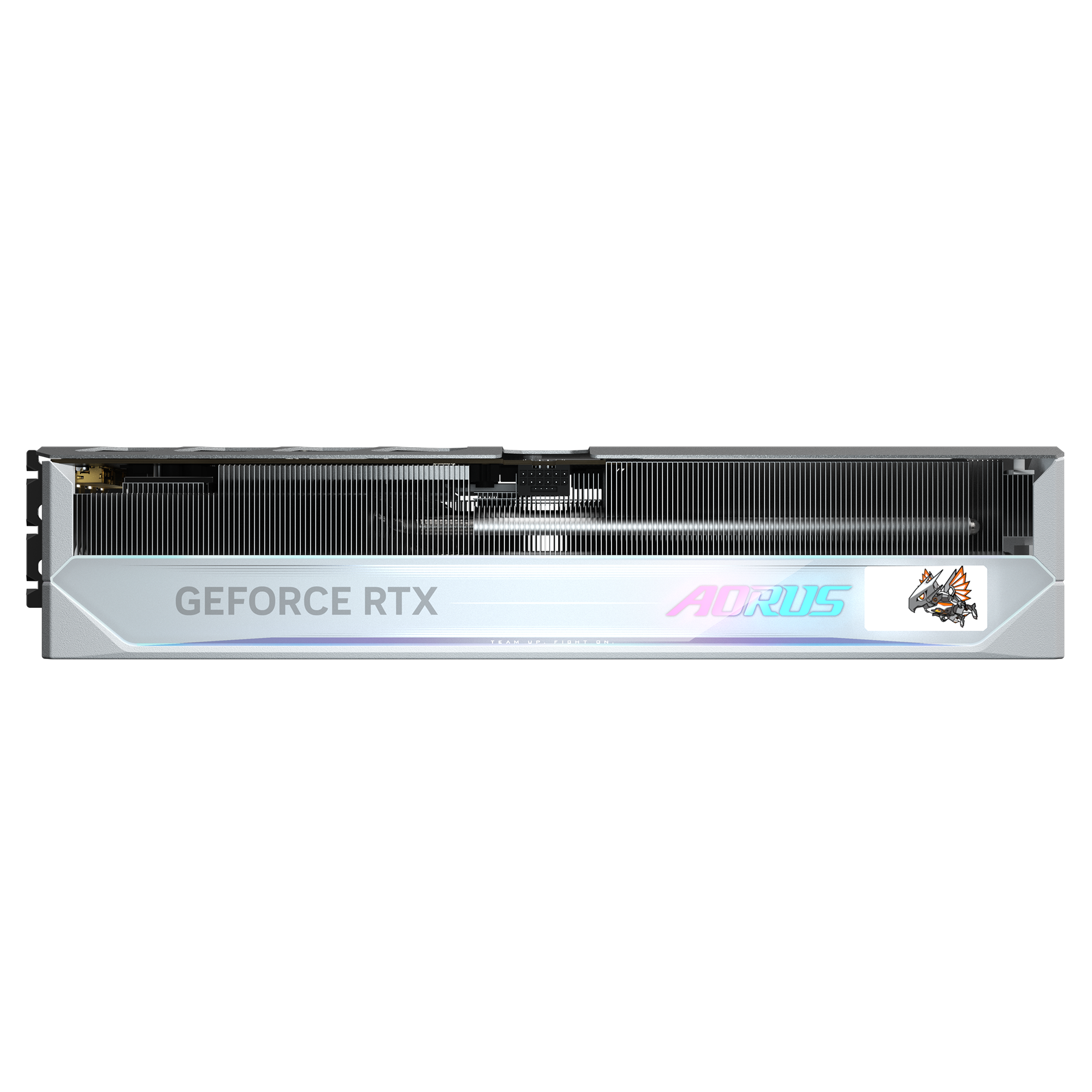 GIGABYTE AORUS GeForce RTX 5080 MASTER ICE 16G Graphics Card (16GB GDDR7, PCIe 5.0, LCD Screen) White - كرت شاشه