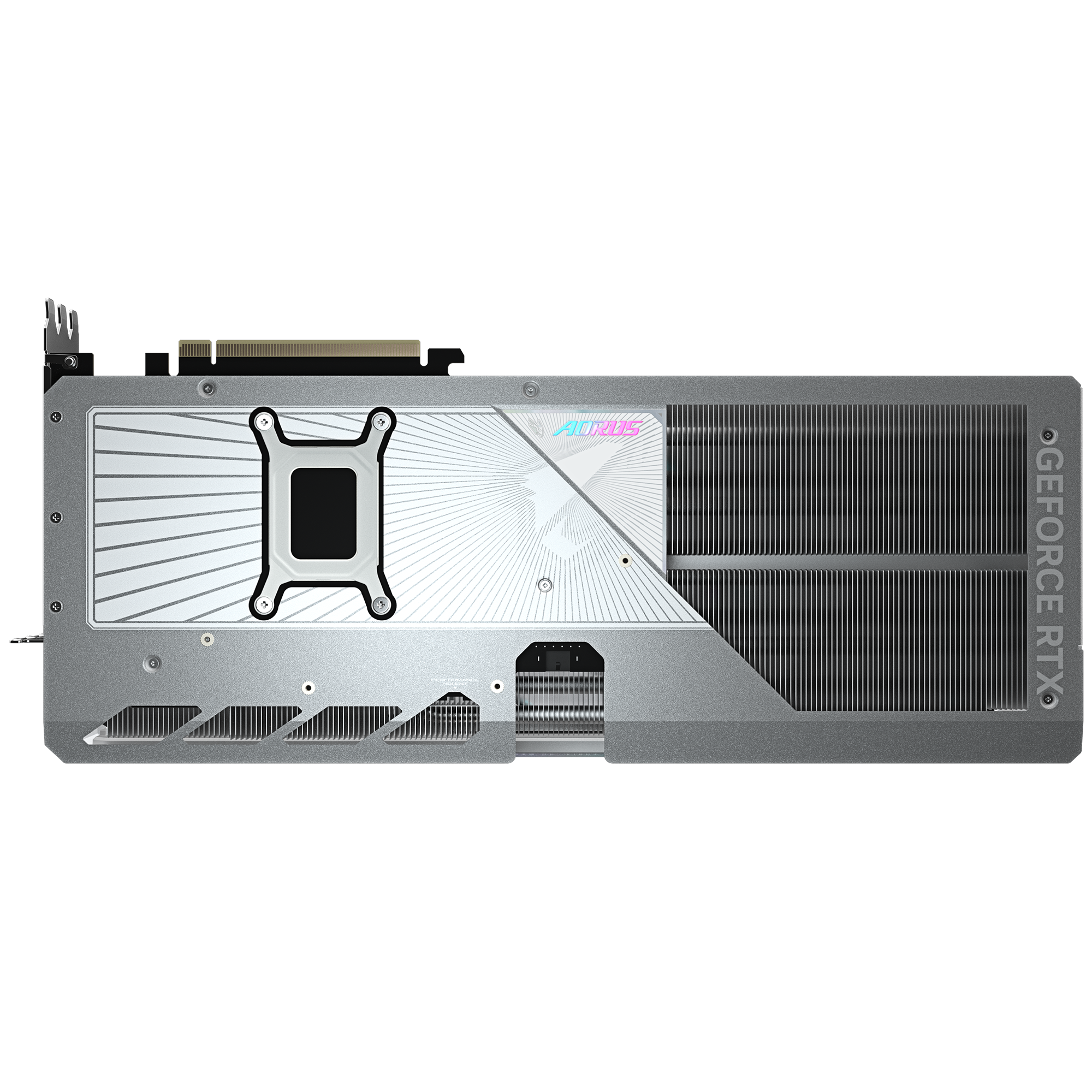 GIGABYTE AORUS GeForce RTX 5080 MASTER ICE 16G Graphics Card (16GB GDDR7, PCIe 5.0, LCD Screen) White - كرت شاشه