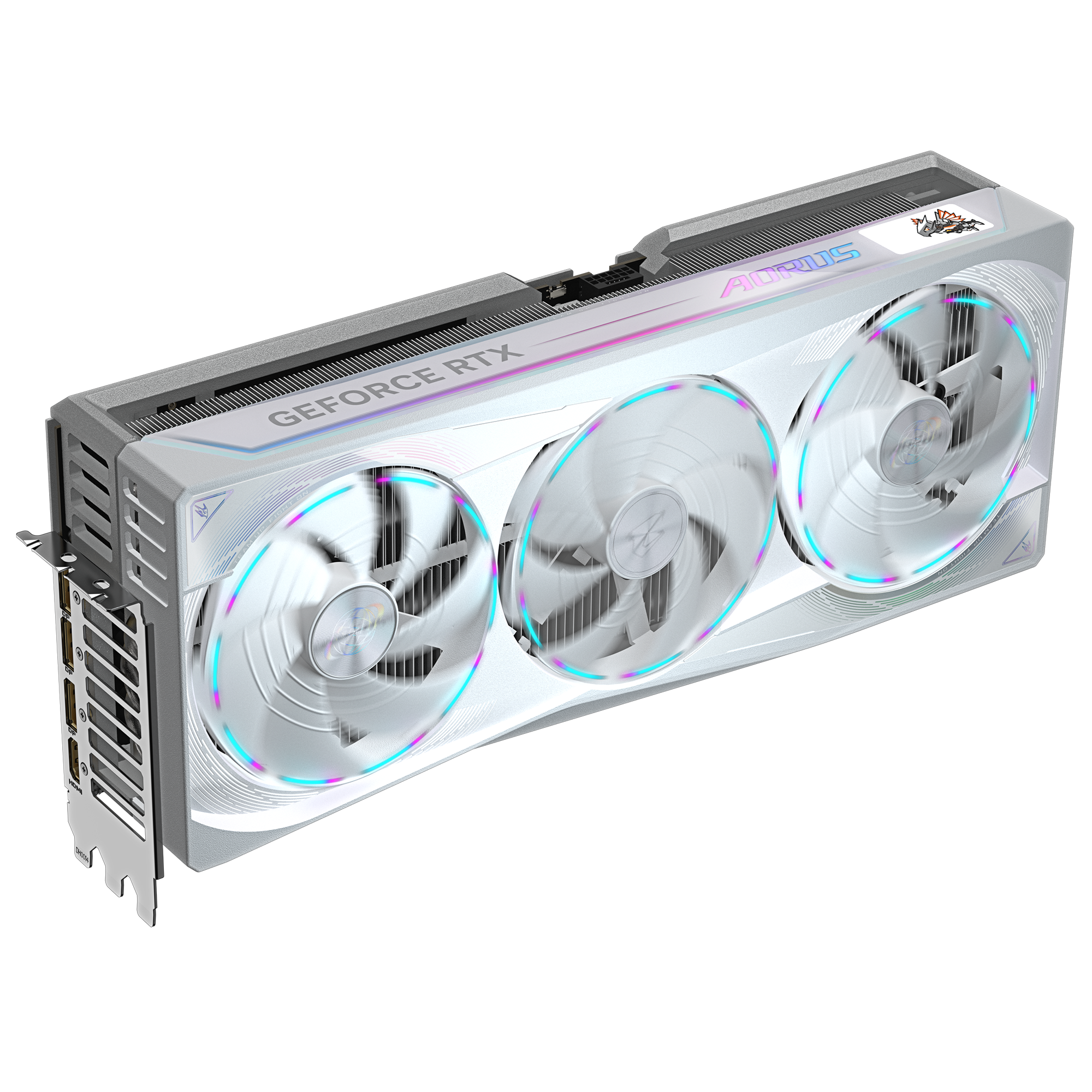 GIGABYTE RTX 5090 AORUS Master ICE 32GB GDDR7 Graphics Card White - كرت شاشه أـبيض