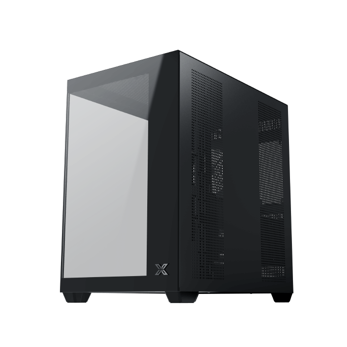 Xigmatek Aqua V Air (NEW) High Airflow Mesh Dual Chamber ATX Gaming PC Case (7 pre-installed 120mm ARGB fans) EN48760 - كيس