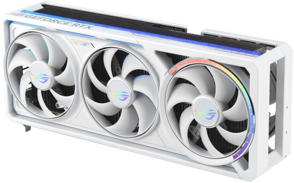 ASUS ROG Astral GeForce RTX 5090 32GB GDDR7 WHITE OC Edition Graphics Card, 32GB GDDR7 512-Bit Memory, 2580MHz Boost Clock, 28 Gbps Memory Speed, 21760 CUDA Cores, White - كرت شاشه أبيض