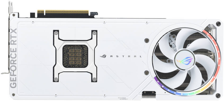 ASUS ROG Astral GeForce RTX 5090 32GB GDDR7 WHITE OC Edition Graphics Card, 32GB GDDR7 512-Bit Memory, 2580MHz Boost Clock, 28 Gbps Memory Speed, 21760 CUDA Cores, White - كرت شاشه أبيض
