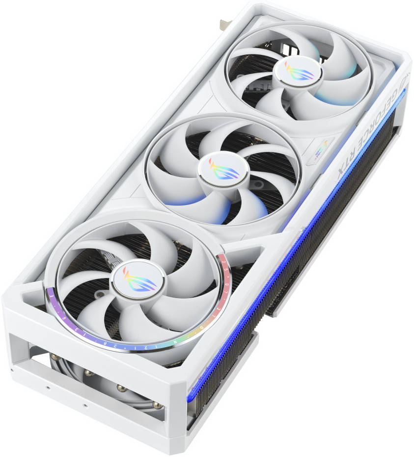 ASUS ROG Astral GeForce RTX 5090 32GB GDDR7 WHITE OC Edition Graphics Card, 32GB GDDR7 512-Bit Memory, 2580MHz Boost Clock, 28 Gbps Memory Speed, 21760 CUDA Cores, White - كرت شاشه أبيض