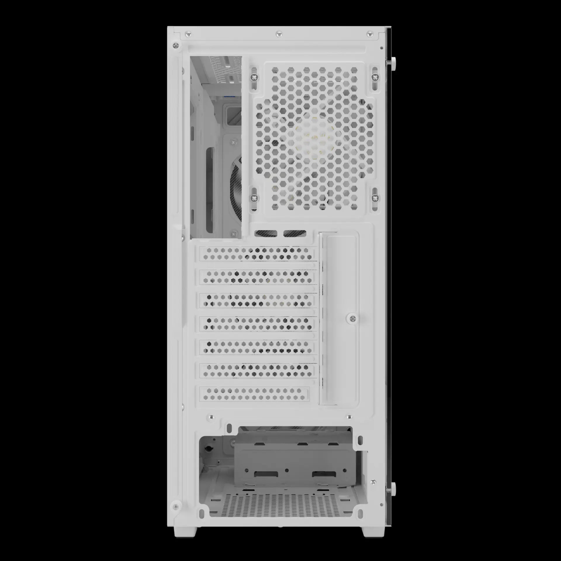 GAMDIAS AURA GC1 Elite Mid-Tower Tempered Glass Gaming Case – White - كيس