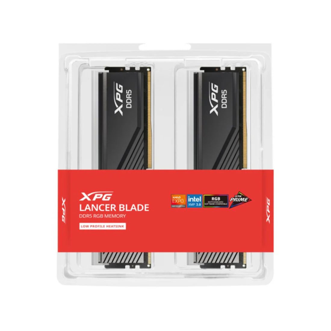 Adata XPG Lancer Blade 32GB (2 x 16GB) DDR5 6000MT/s CL 30 RAM AMD EXPO / INTEL XMP 3.0 - Black - الذاكرة العشوائية