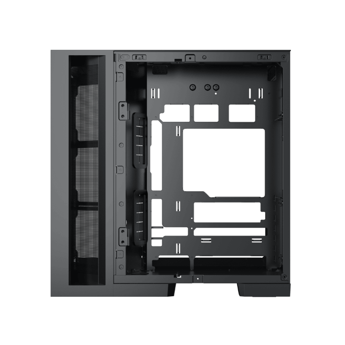 Xigmatek Aqua 7 Dual Chamber ATX Gaming PC Case (Tempered Glass, 8 pre-installed 120mm PWM ARGB Fans) - كيس