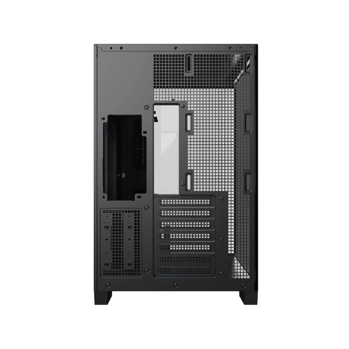 Xigmatek Aqua 7 Dual Chamber ATX Gaming PC Case (Tempered Glass, 8 pre-installed 120mm PWM ARGB Fans) - كيس