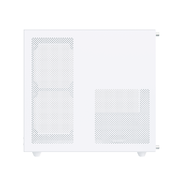 Xigmatek Aqua M Lite Arctic Panoramic Micro-ATX PC Case (Dual Tempered Glass, 5 pre-installed 120mm ARGB Fans) White - كيس أبيض