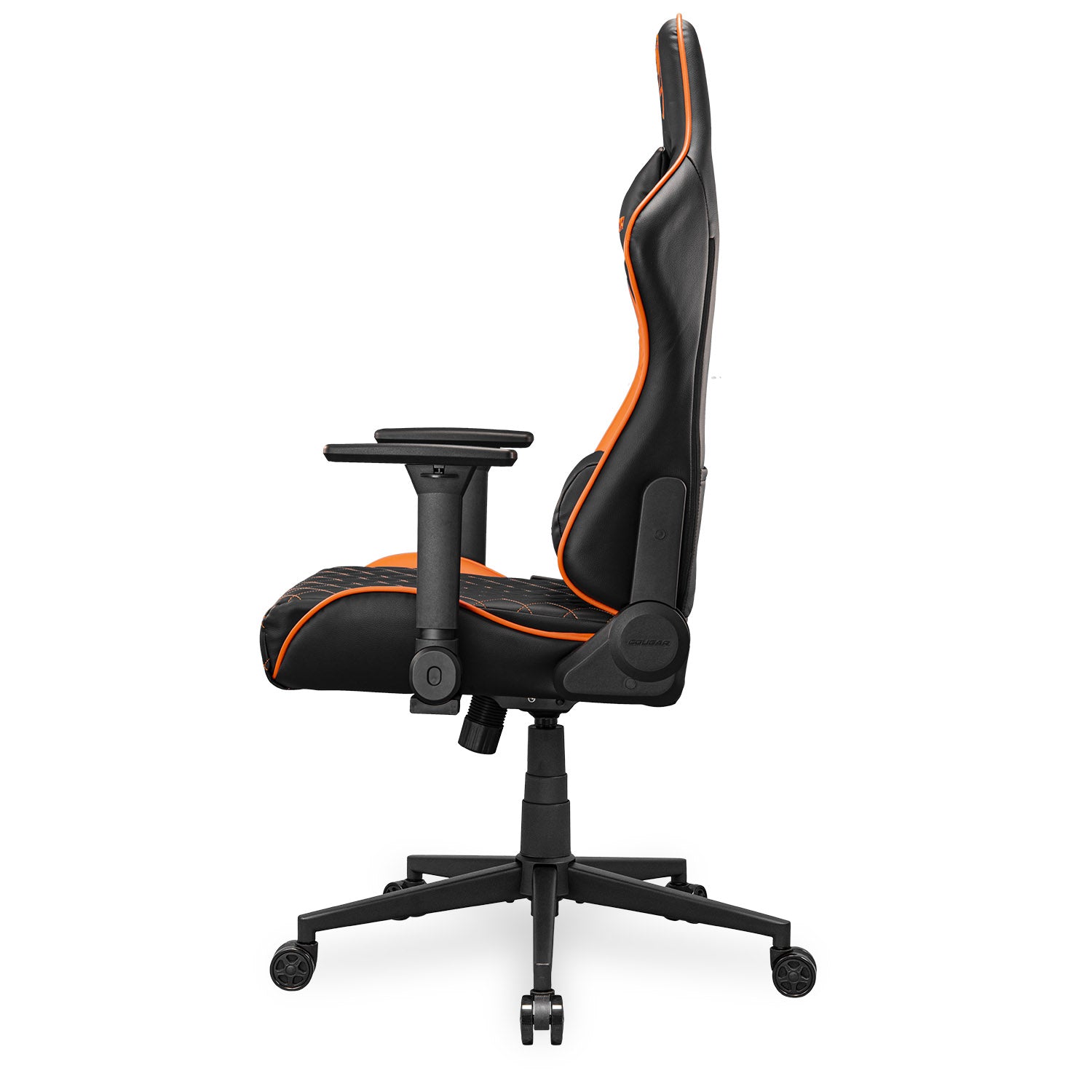 COUGAR ARMOR ONE V2 Gaming Chair, PVC Leather Surface Black & Orange - كرسي قيمنق