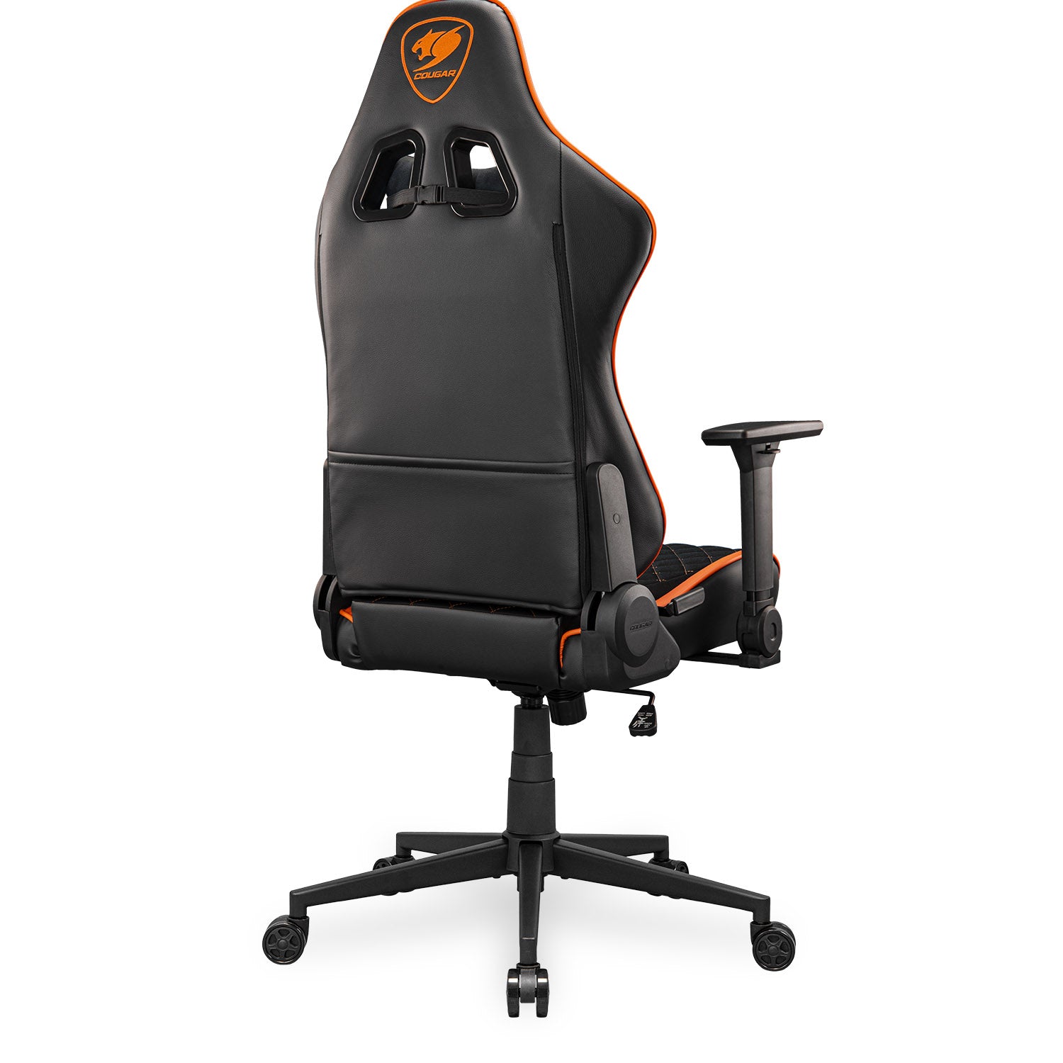 COUGAR ARMOR ONE V2 F Gaming Chair, Woven Fabric Surface - Black & Orange - كرسي قيمنق