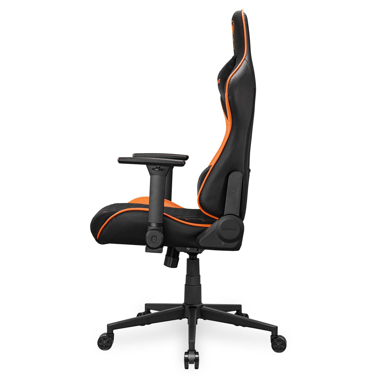 COUGAR ARMOR ONE V2 F Gaming Chair, Woven Fabric Surface - Black & Orange - كرسي قيمنق