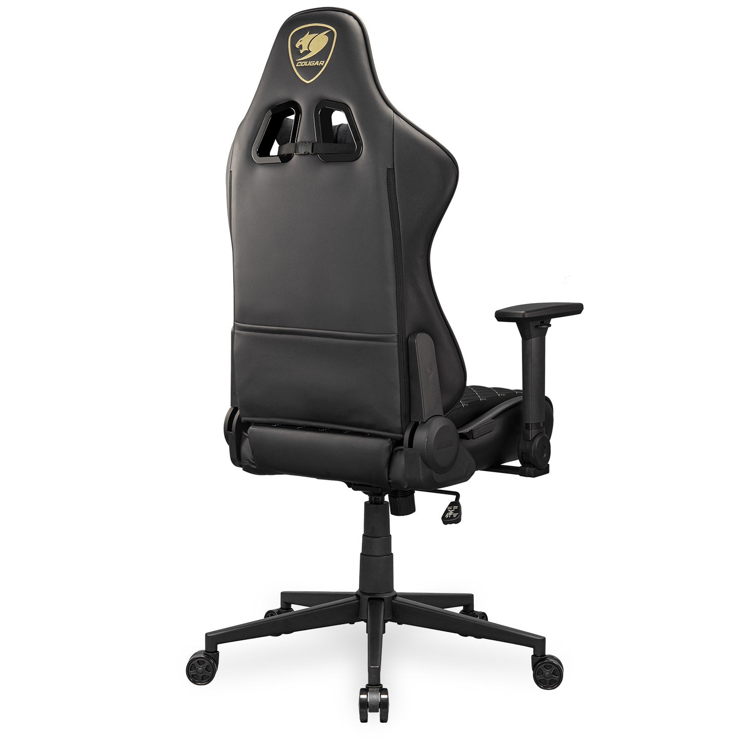 COUGAR ARMOR ONE V2 Gold F Gaming Chair, Woven Fabric Surface - Black & Orange - كرسي قيمنق