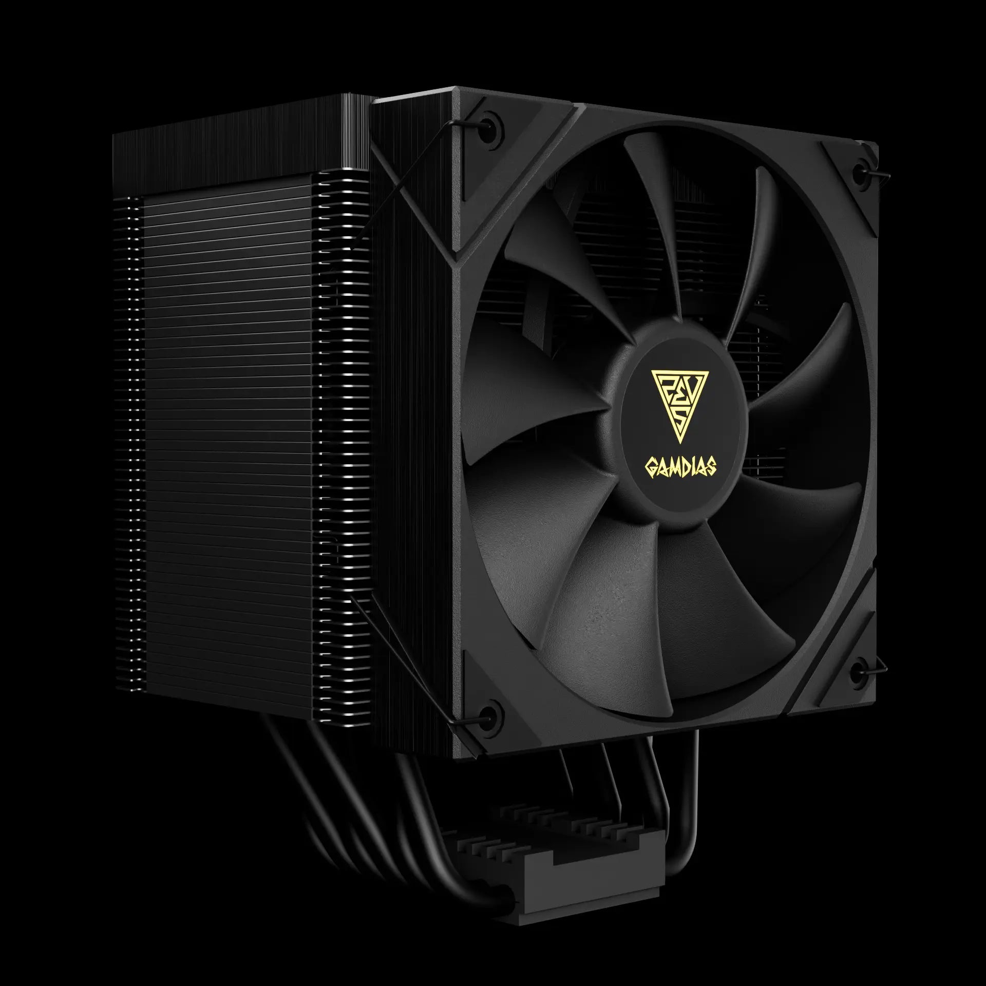 GAMDIAS BOREAS M2-61L PWM Air CPU Cooler With IPS screen – Black - مبرد هوائي