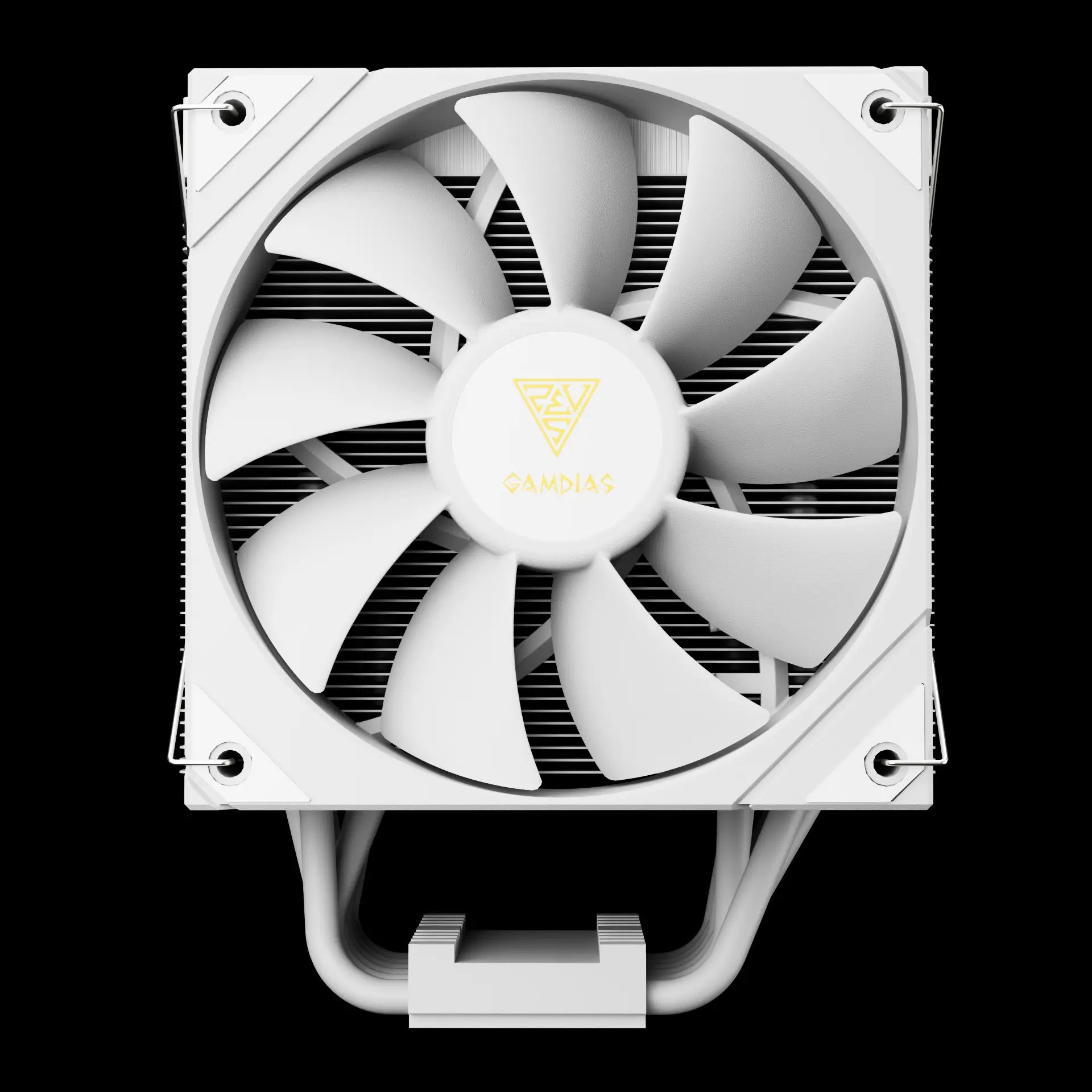 GAMDIAS BOREAS M2-61L PWM Air CPU Cooler With IPS SCREEN – White - مبرد هوائي مع شاشه