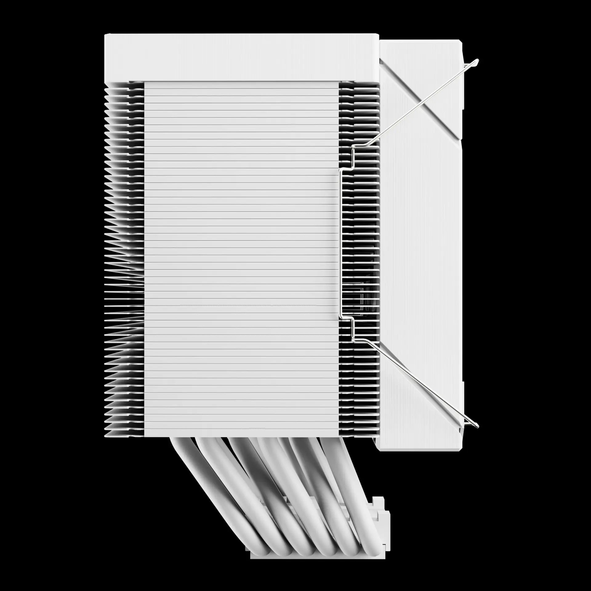 GAMDIAS BOREAS M2-61L PWM Air CPU Cooler With IPS SCREEN – White - مبرد هوائي مع شاشه