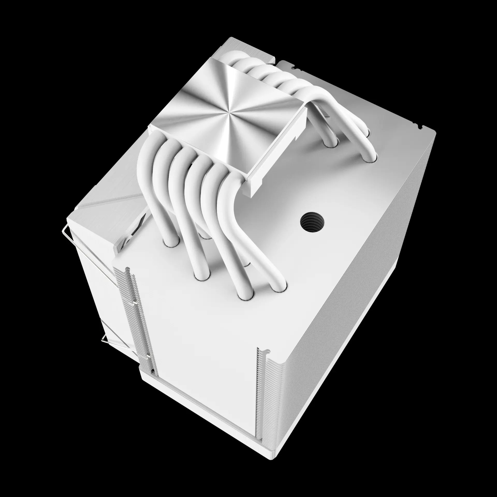 GAMDIAS BOREAS M2-61L PWM Air CPU Cooler With IPS SCREEN – White - مبرد هوائي مع شاشه