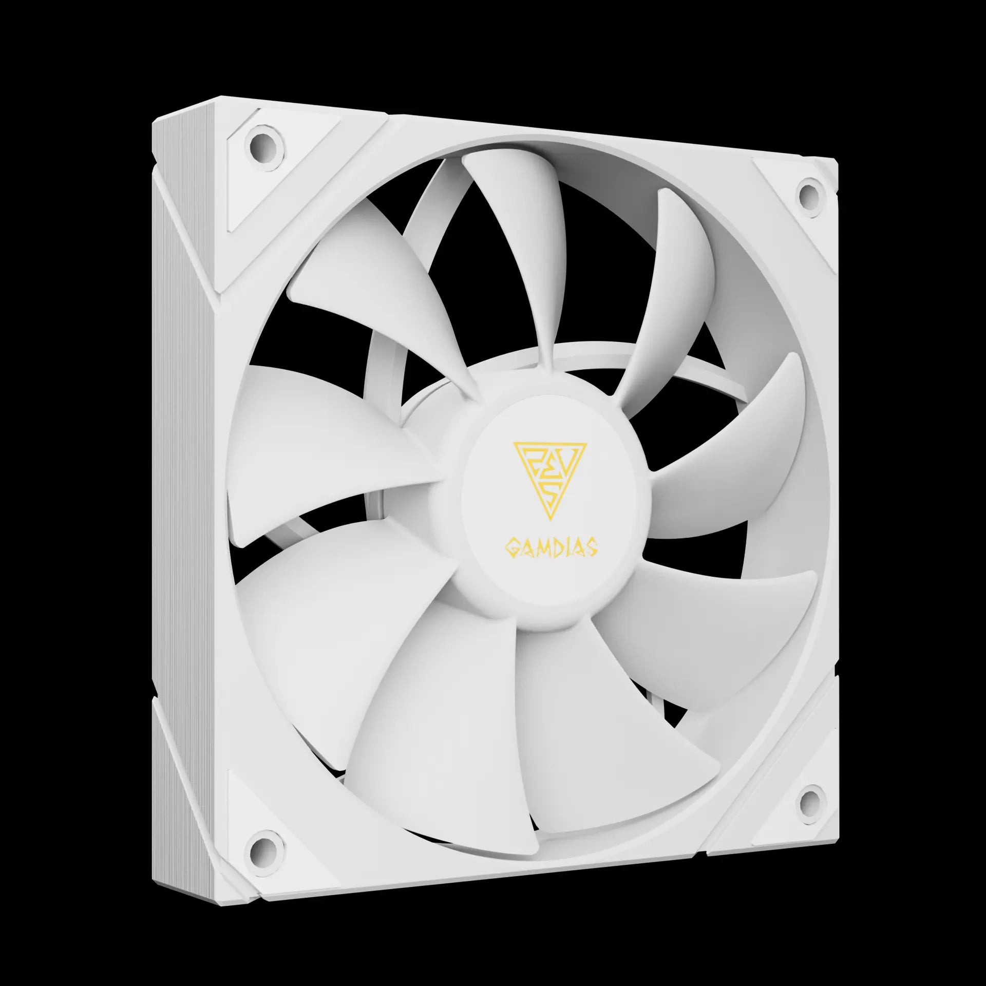 GAMDIAS BOREAS M2-61L PWM Air CPU Cooler With IPS SCREEN – White - مبرد هوائي مع شاشه
