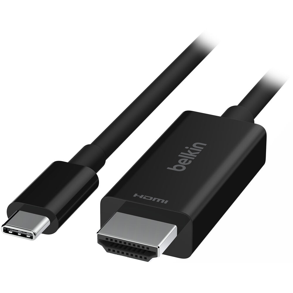 Belkin USB Type C to HDMI 2.1 Cable, 6.6FT/2M Cable - كيبل اتش دي ام اي تو تايب سى