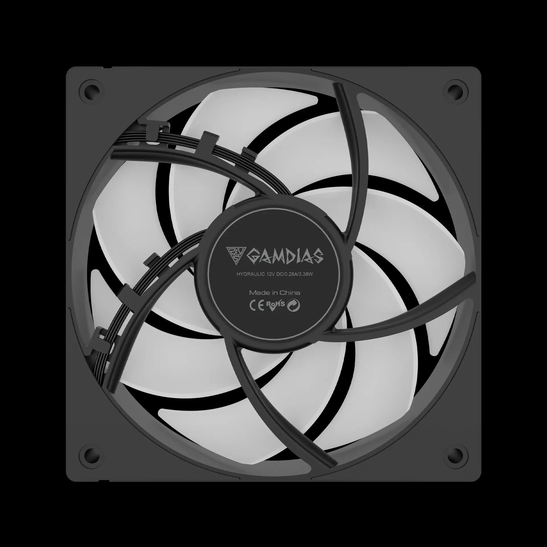 GAMDIAS CHIONE P5-360 ARGB 360mm Liquid CPU Cooler – Black - مبرد مائي