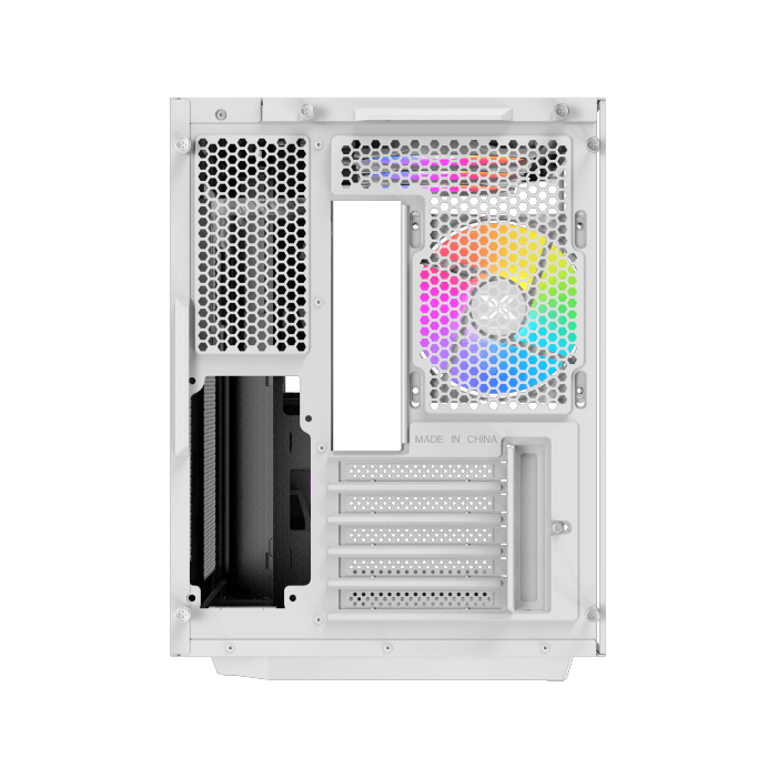 XIGMATEK CUBI M ARCTIC 4x Fans CASE- كيس العاب للكمبيوتر أبيض