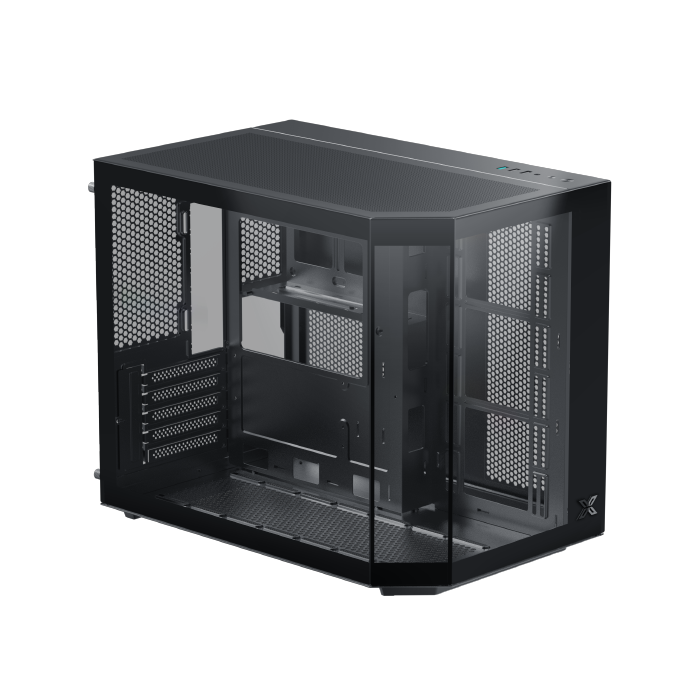 Xigmatek Cubi M Mid-Tower 4x Fans M-ATX Gaming Case – Black -كيس العاب للكمبيوتر أسود