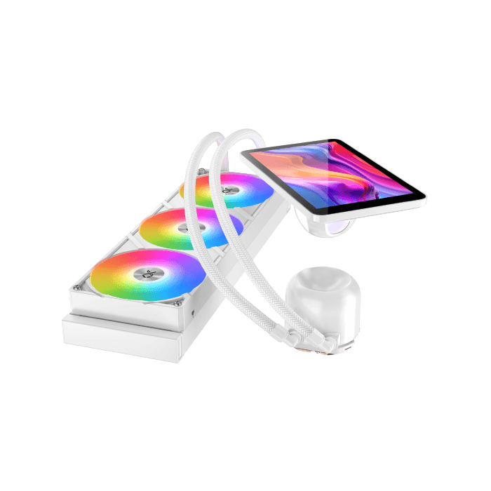 Xigmatek Connect Pro 360 Arctic water cooling White with a large removable  7