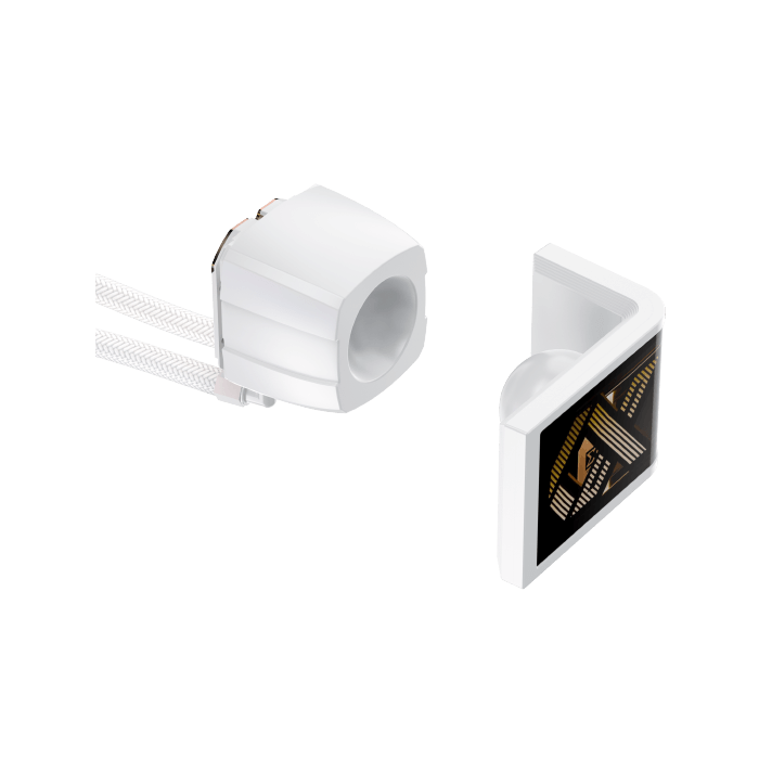 Xigmatek Connect Ultra 360 White high-density aluminium radiator curved Full HD+ AMOLED SCREEN - مبرد مائي مع شاشه