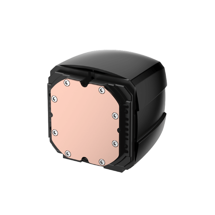 Xigmatek Connect Ultra 360 Black high-density aluminium radiator curved Full HD+ AMOLED SCREEN - مبرد مائي مع شاشه