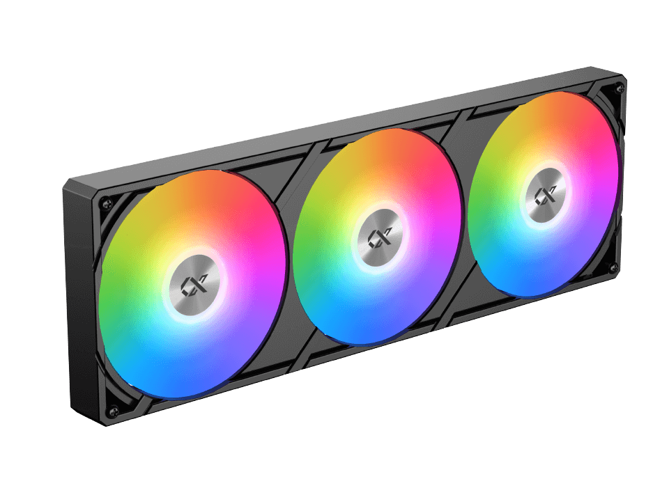 Xigmatek Connect Ultra 360 Black high-density aluminium radiator curved Full HD+ AMOLED SCREEN - مبرد مائي مع شاشه