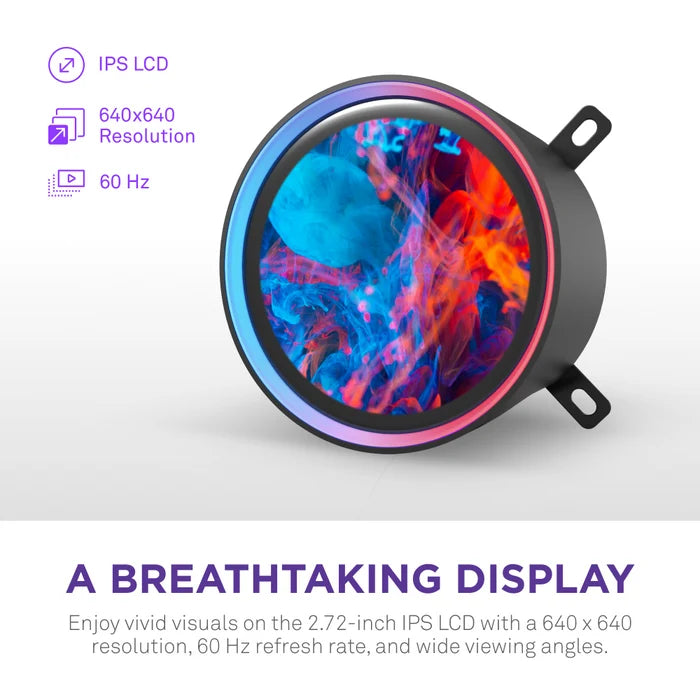 NZXT Kraken Elite 280mm Black AIO Liquid CPU Cooler (2.36