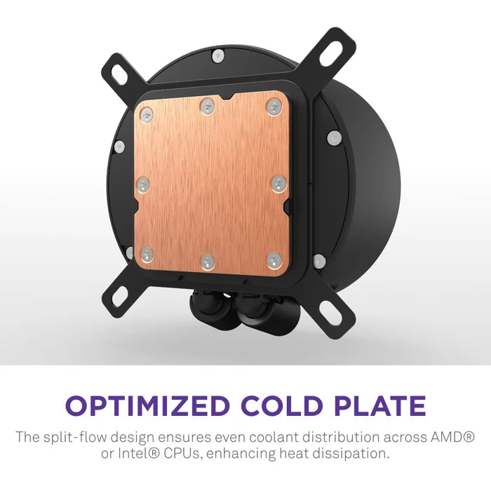 NZXT Kraken Elite 280mm Black AIO Liquid CPU Cooler (2.36