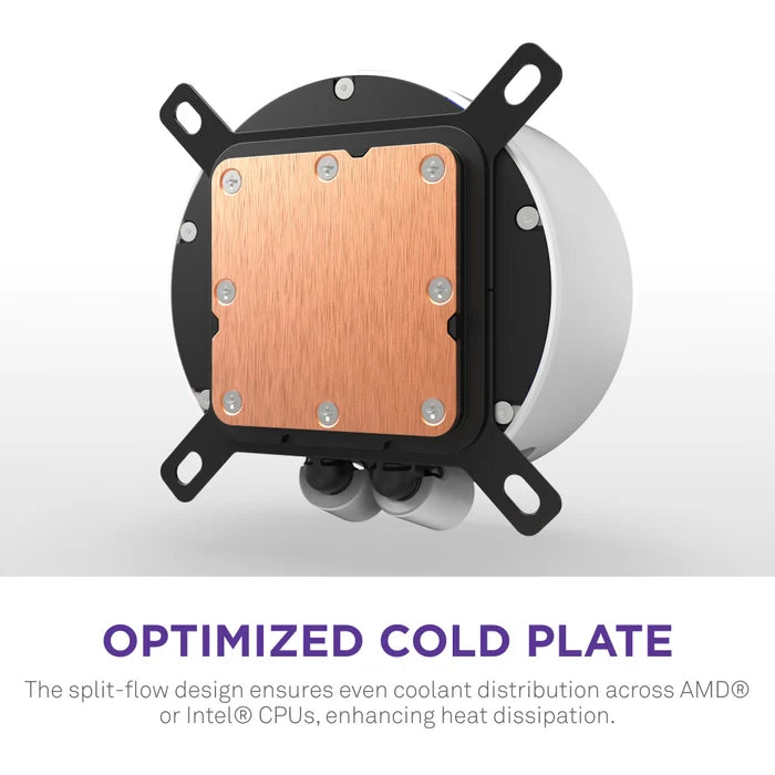 NZXT Kraken Elite 280mm White AIO Liquid CPU Cooler (2.36