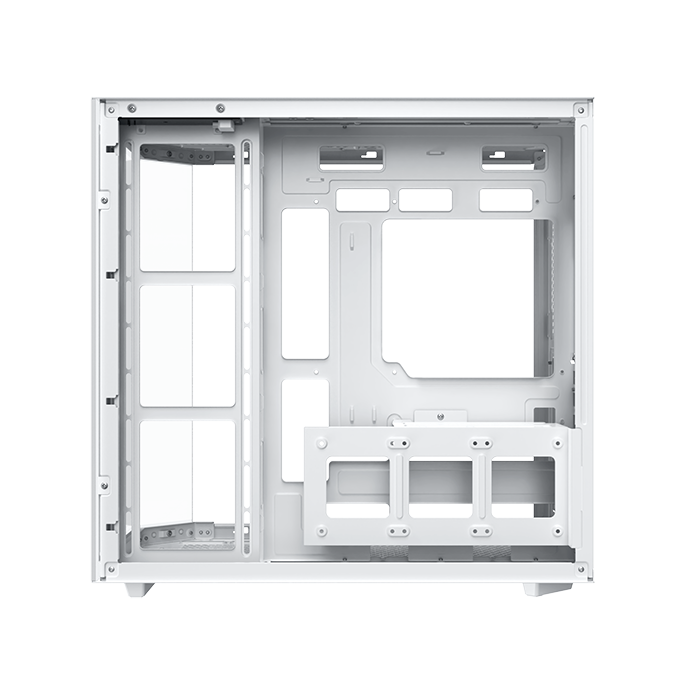 Xigmatek Cubi II Gaming Case, with 7 ARGB Lights,USB-C -كيس العاب للكمبيوتر أبيض