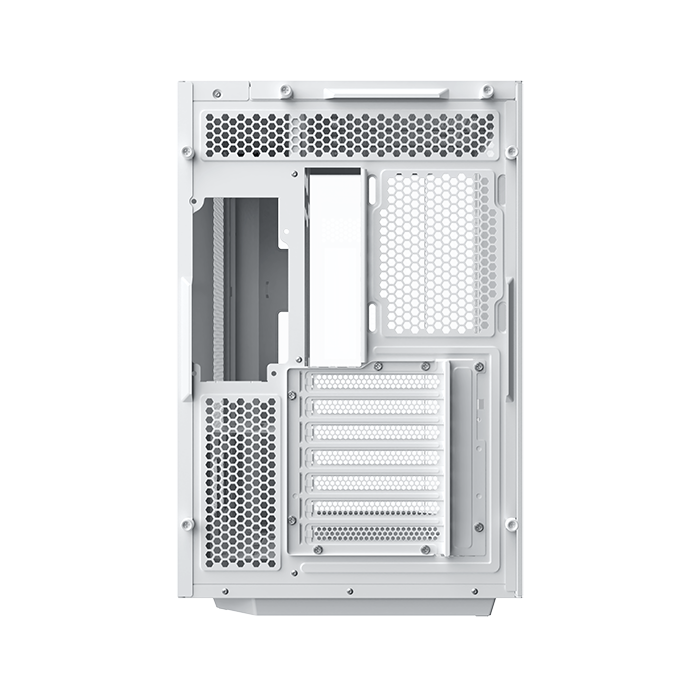 Xigmatek Cubi II Gaming Case, with 7 ARGB Lights,USB-C -كيس العاب للكمبيوتر أبيض