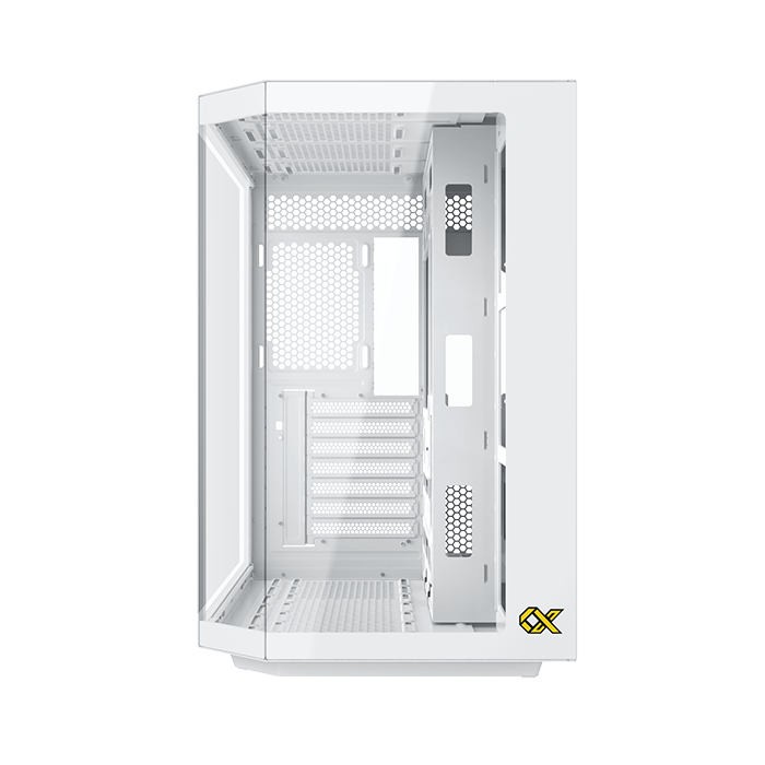Xigmatek Cubi II Gaming Case, with 7 ARGB Lights,USB-C -كيس العاب للكمبيوتر أبيض