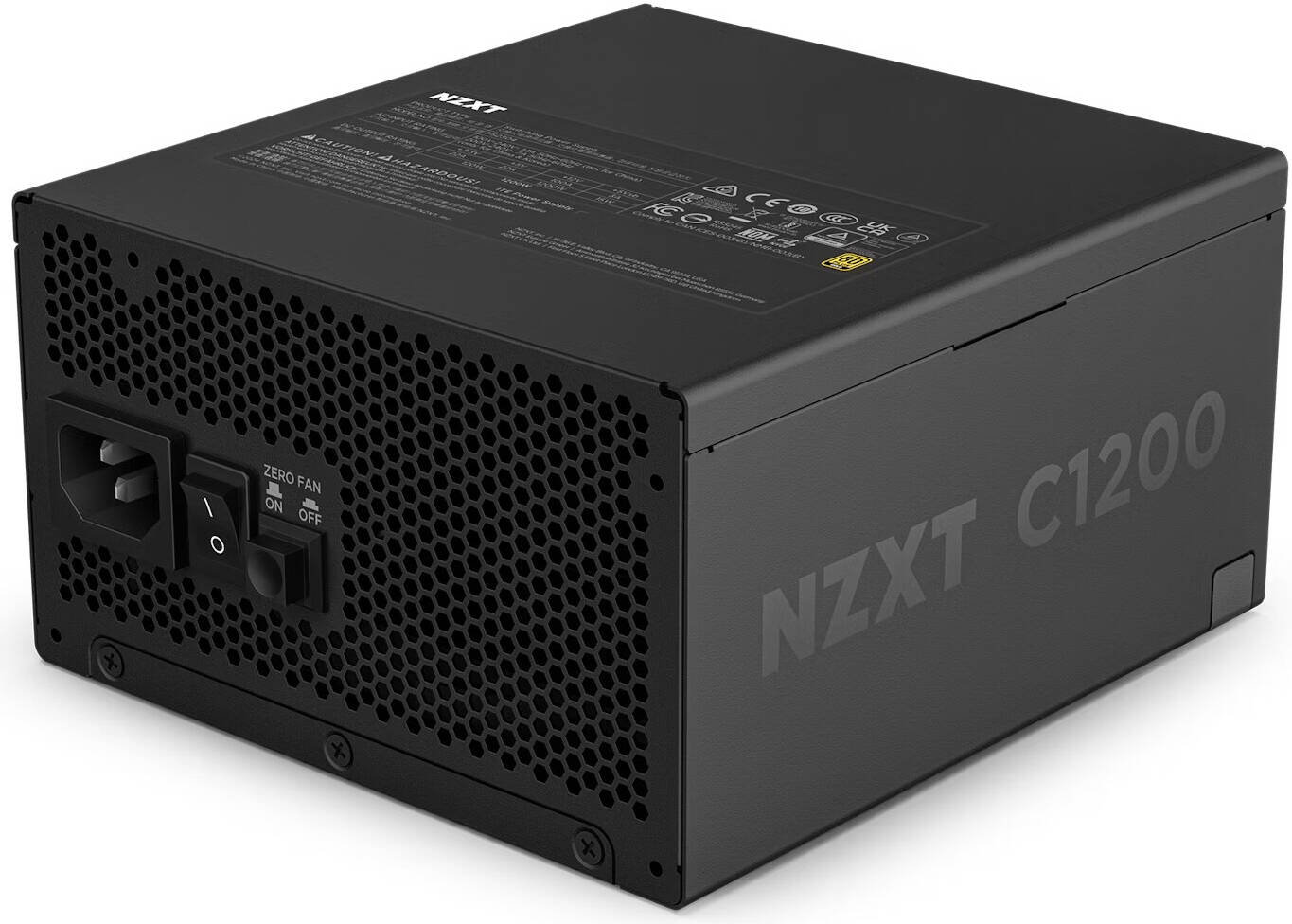 NZXT 3.1 ATX 1200W 80 Plus Gold Full Modular Black PSU - مزود طاقة