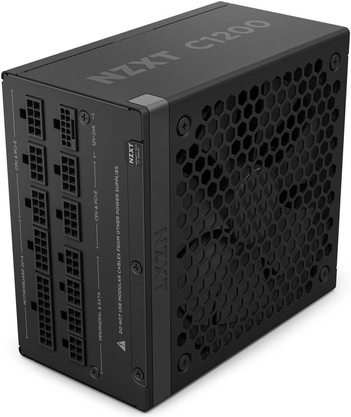 NZXT 3.1 ATX 1200W 80 Plus Gold Full Modular Black PSU - مزود طاقة
