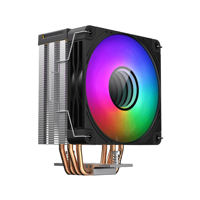 Xigmatek Epix II ARGB CPU Air Cooler with Infinity Mirror Top Cover & 120mm PWM Fan - مبرد هوائي