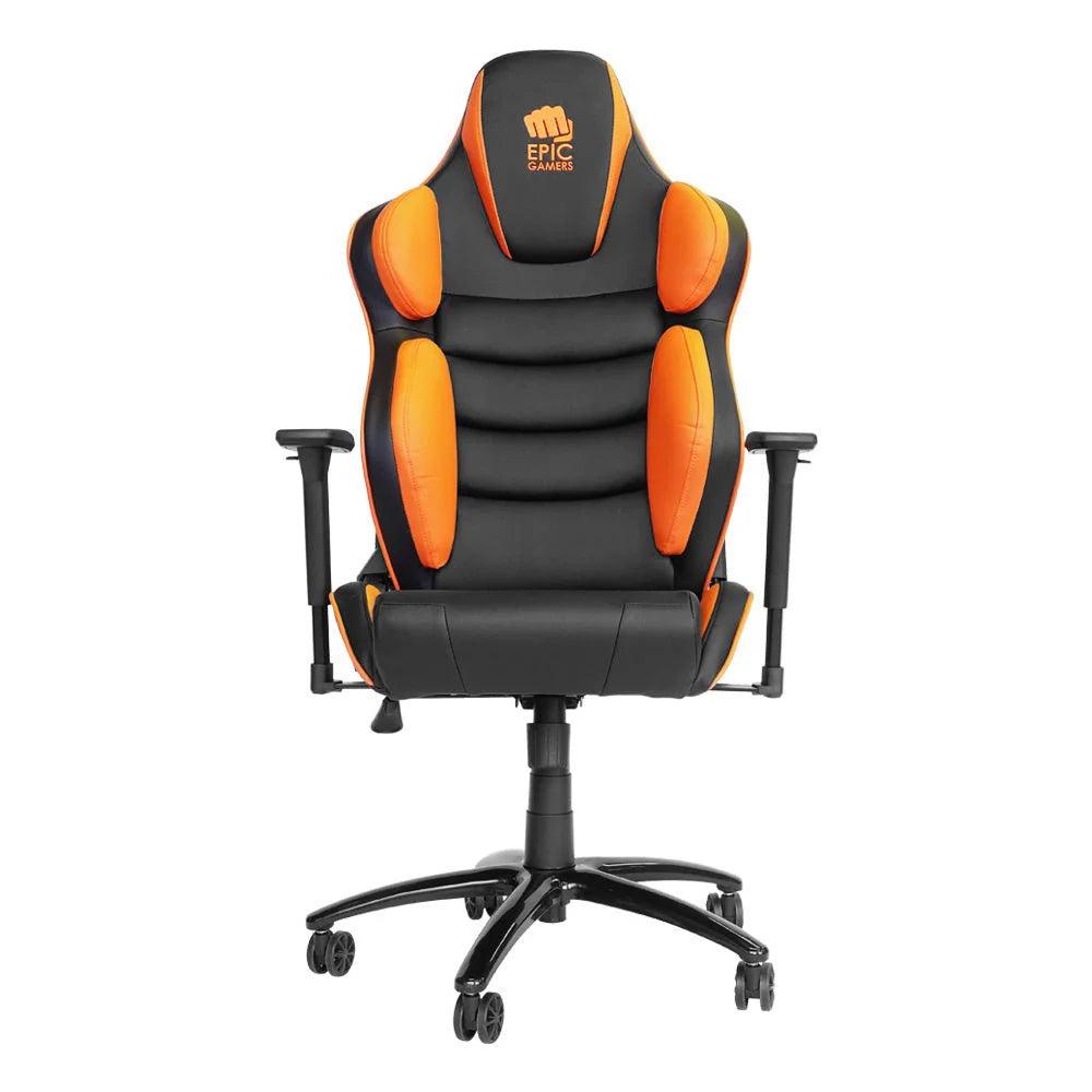 Epic Gamers Victory Gaming Chair - Black/Orange - كرسي Epic Gamers Victory Gaming Chair - Black/Orange - كرسي